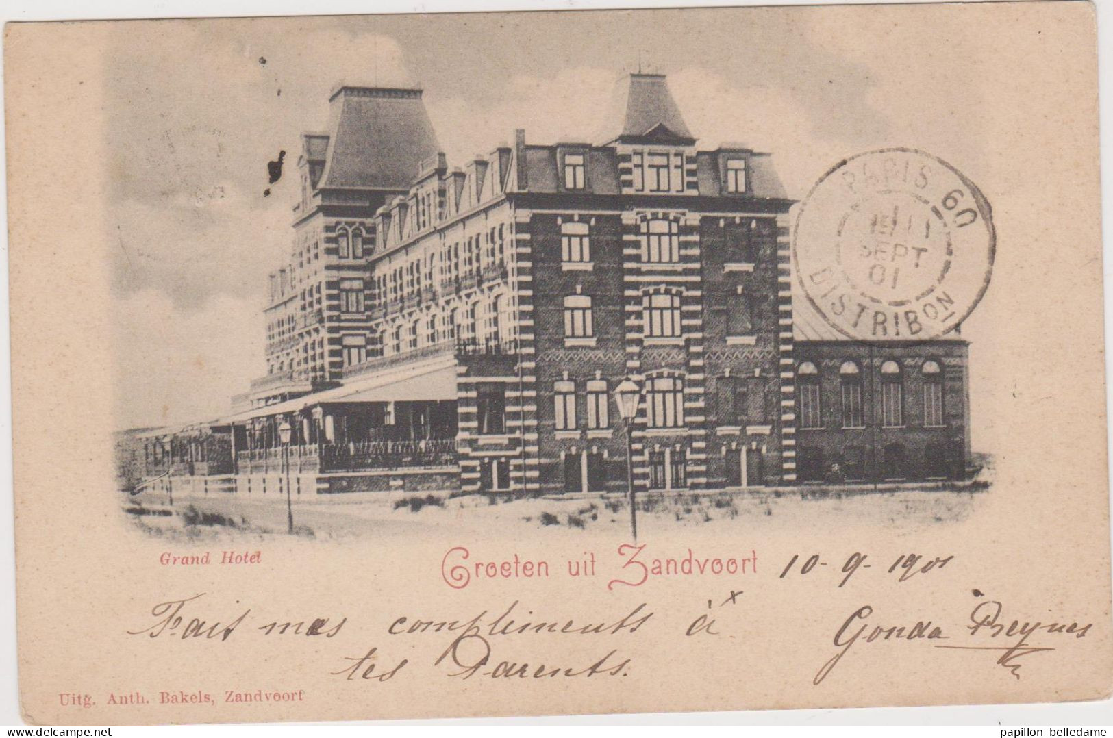 Zandvoort  Groeten Uit Zandvoort Grand Hôtel - Zandvoort