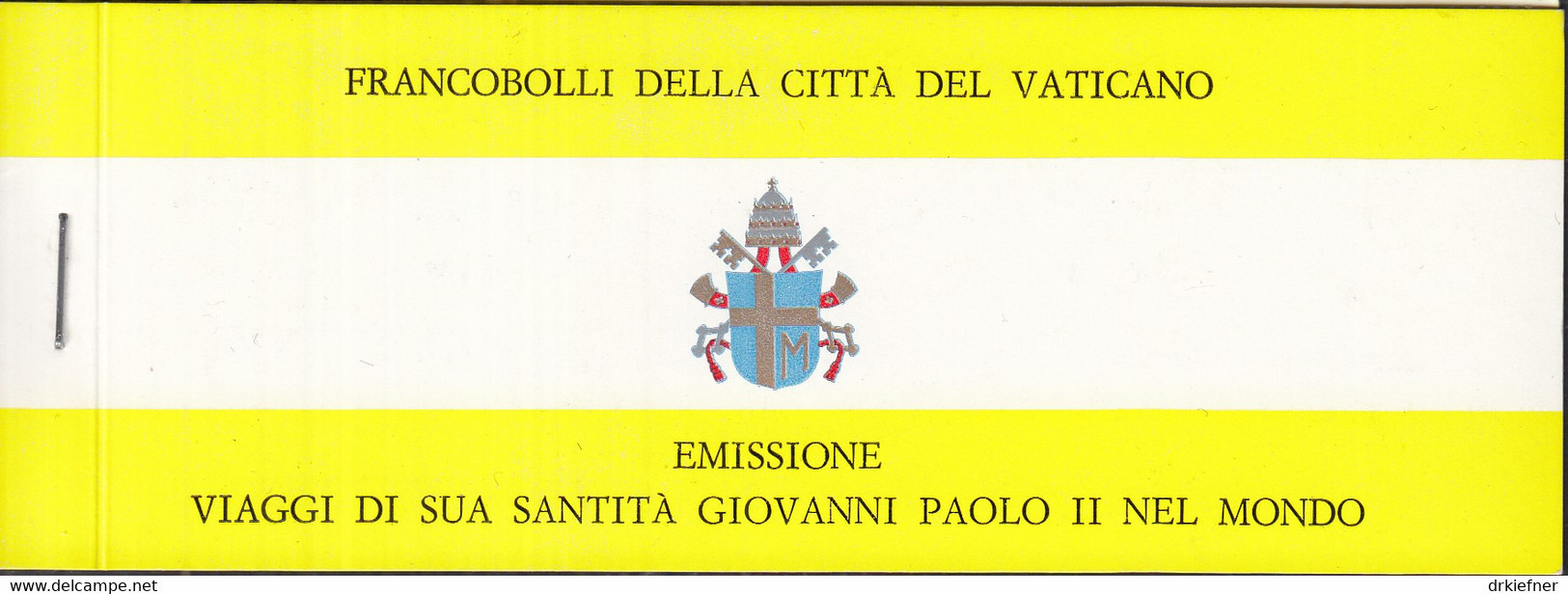 VATIKAN  Markenheftchen 0-1, Postfrisch **, Weltreisen Von Papst Johannes Paul II, 1981 - Booklets