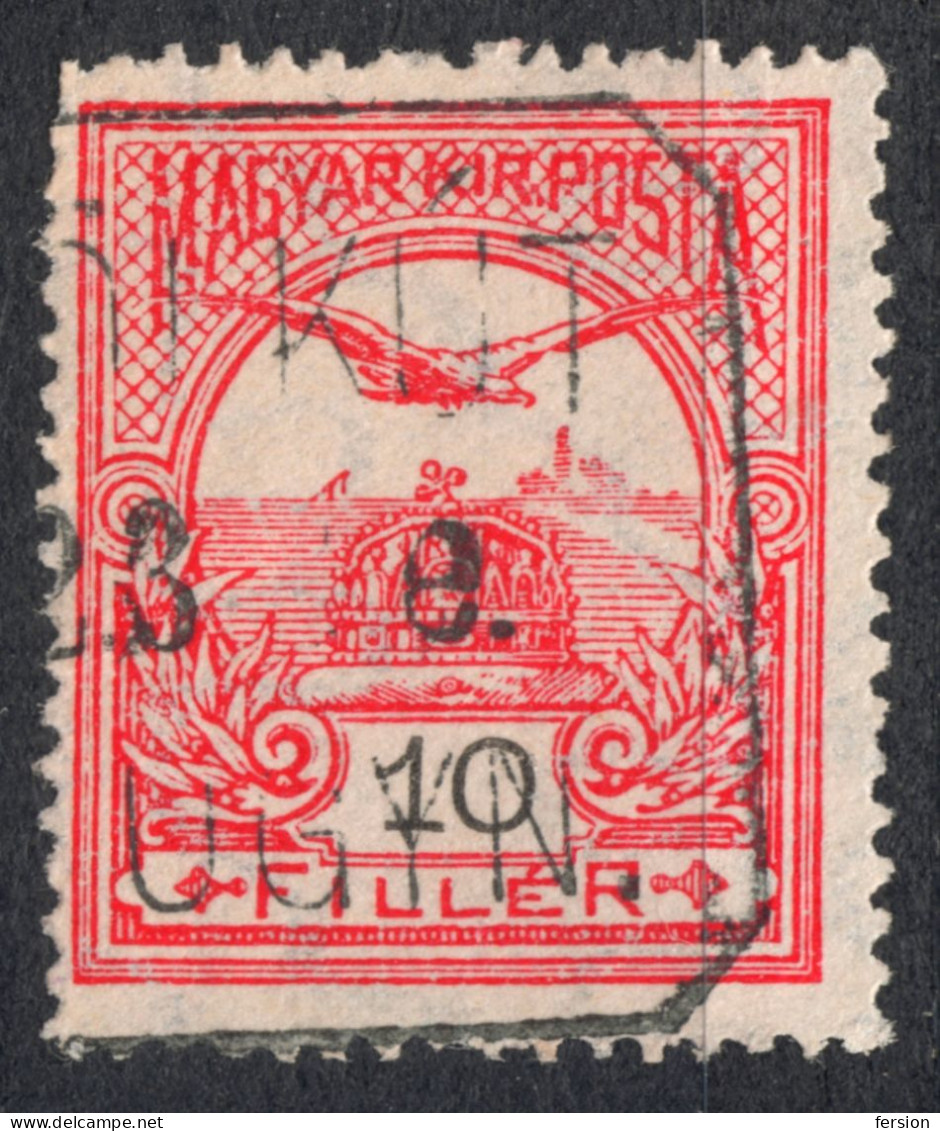 Postal Agency Érköbölkút Cubulcut POSTMARK 1910 ROMANIA Transylvania Hungary Bihar Bihor County TURUL 10f - Transsylvanië