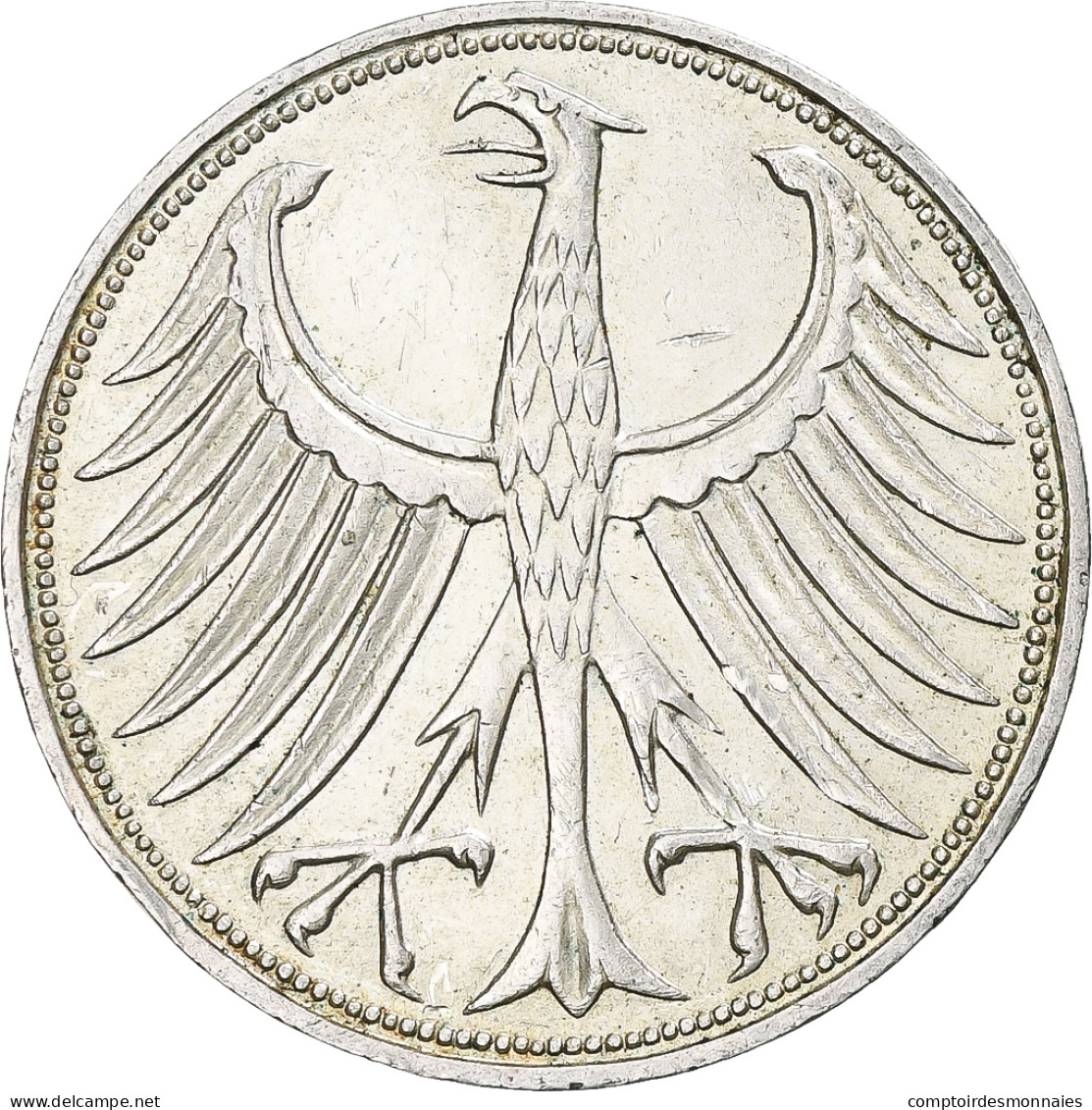 Monnaie, République Fédérale Allemande, 5 Mark, 1971, Hambourg, SUP, Argent - 5 Marcos