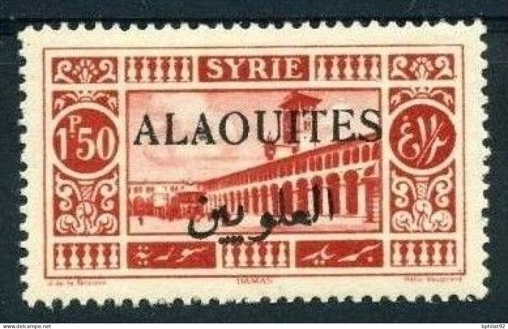 !!! ALAOUITES N°28a SURCHARGE NOIRE NEUVE * - Unused Stamps