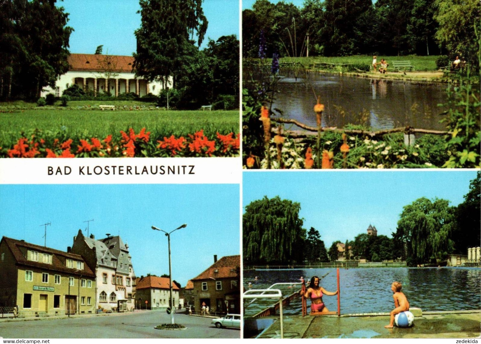 G5347 - TOP Bad Klosterlausnitz Freibad - Verlag Bild Und Heimat Reichenbach - Bad Klosterlausnitz