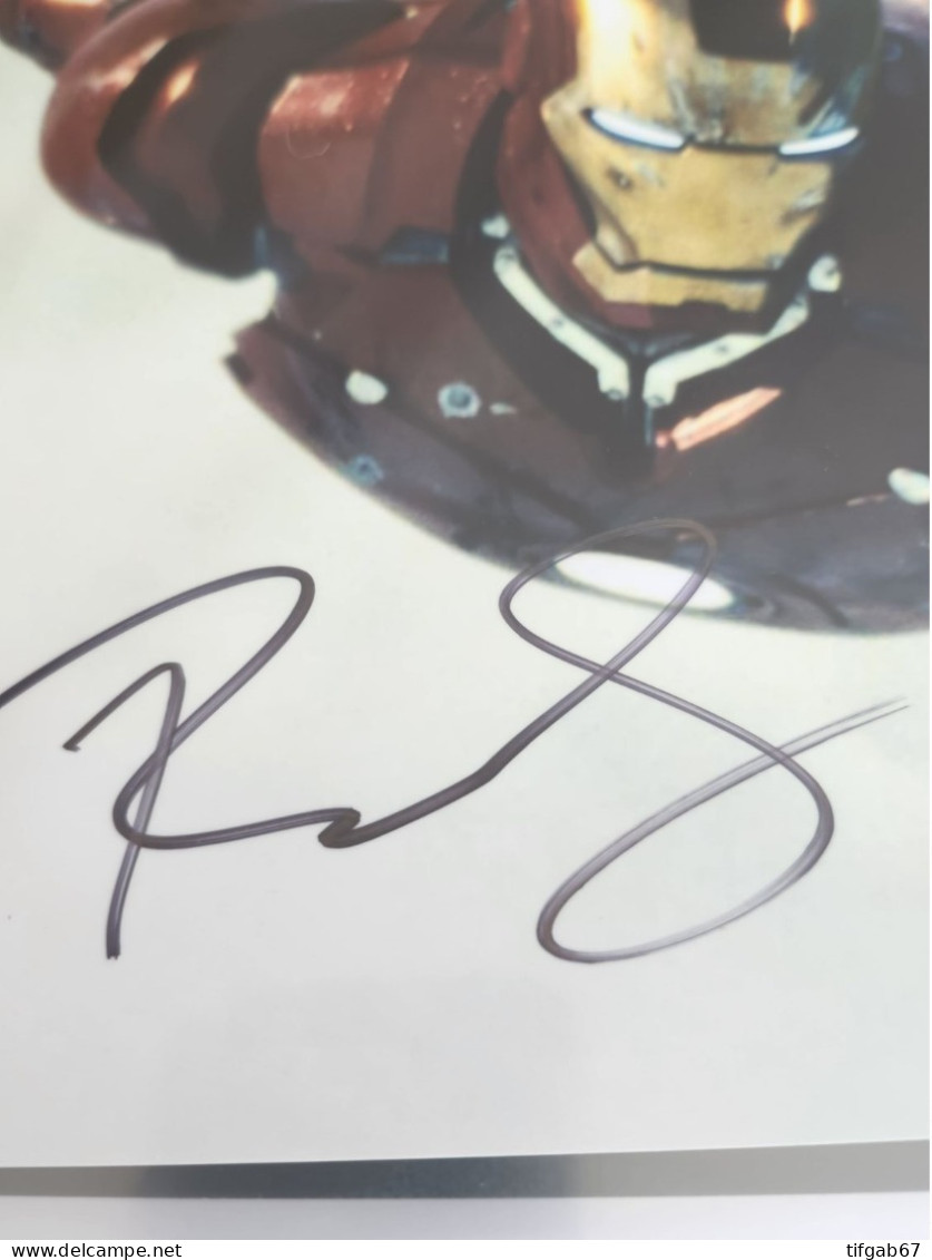 Autographe Robert Downey JR Iron Man Avec COA - Actors & Comedians