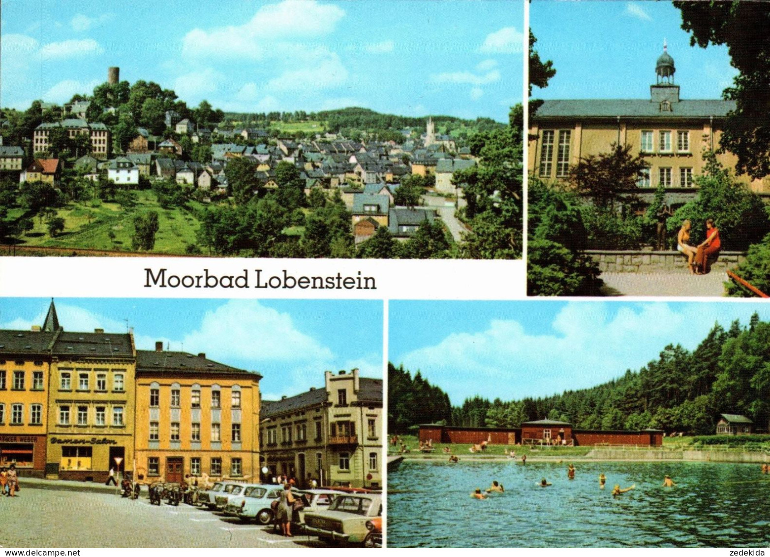 G5351 - TOP Lobenstein - Freibad - Verlag Bild Und Heimat Reichenbach - Lobenstein