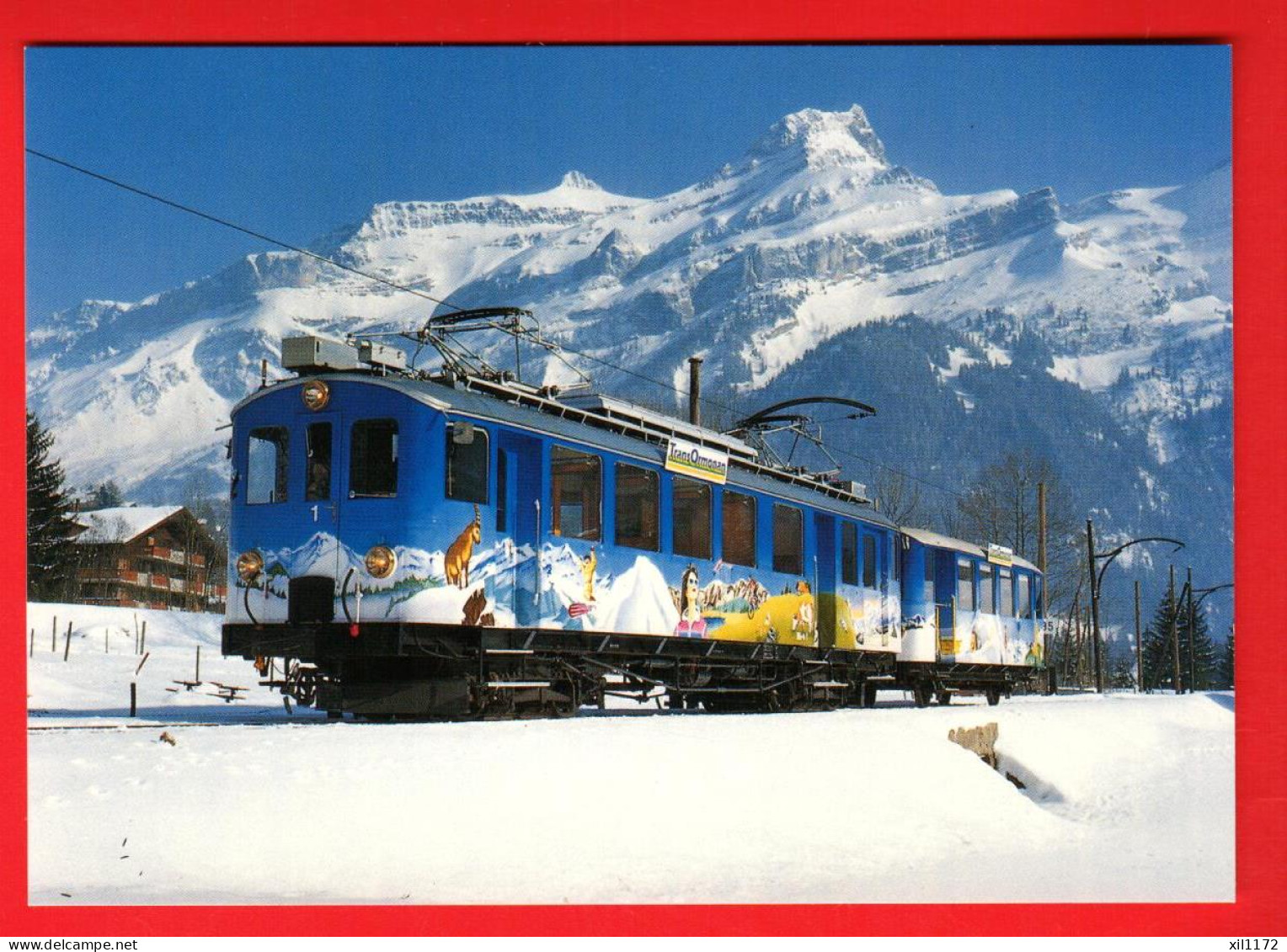 ZWZ-16  Rame Ancienne Chemin De Fer Aigle-Sépey-Diablerets  Train Nostalgie  Trans Ormonan   Baudat Sans Numéro - Aigle