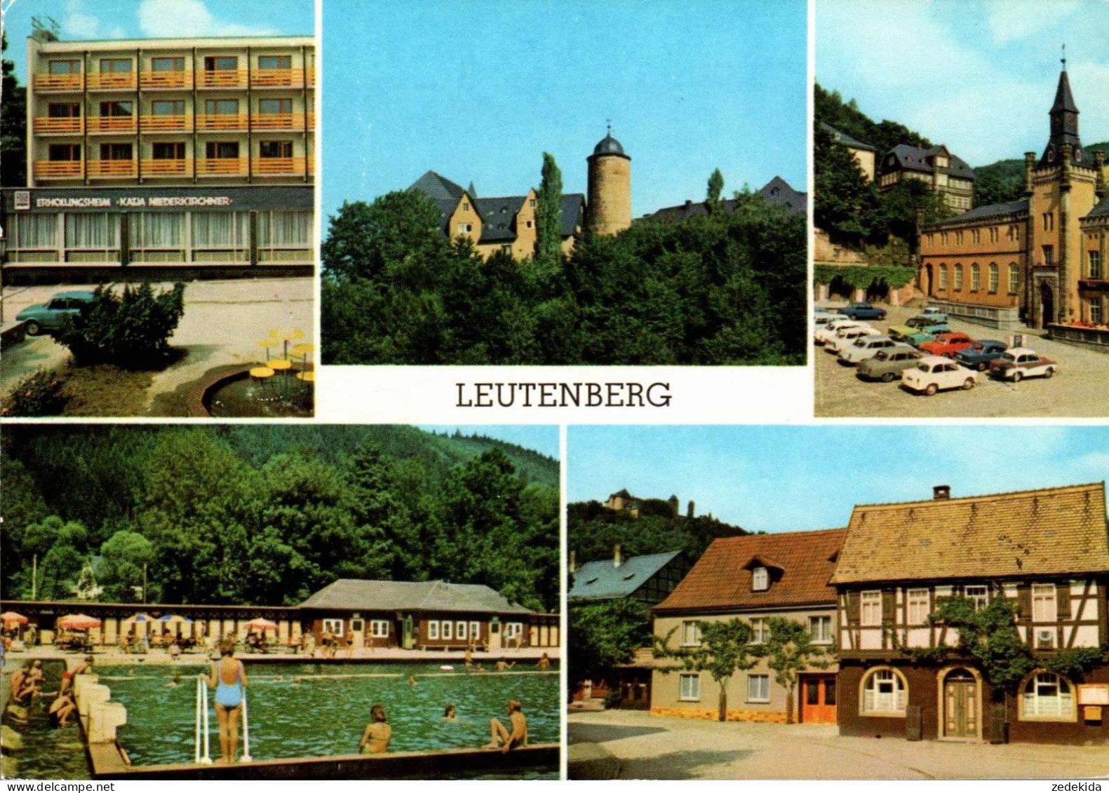 G5352 - Leutenberg - Freibad - Verlag Bild Und Heimat Reichenbach - Leutenberg