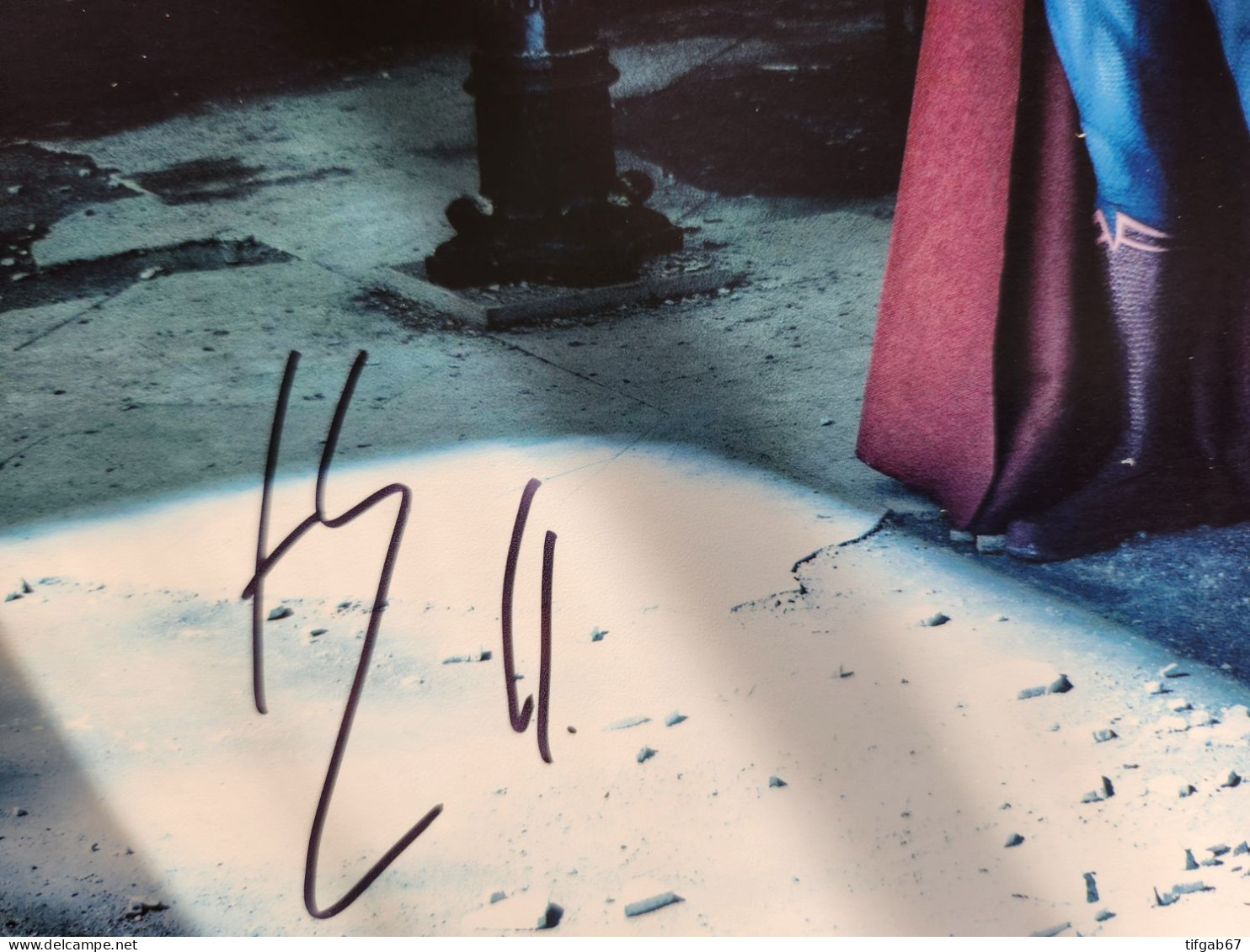 Autographe Henry Cavill Man Of Steel Avec COA - Acteurs & Toneelspelers