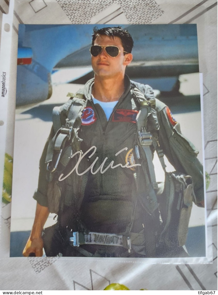 Autographe Tom Cruise Top Gun Avec COA - Actors & Comedians