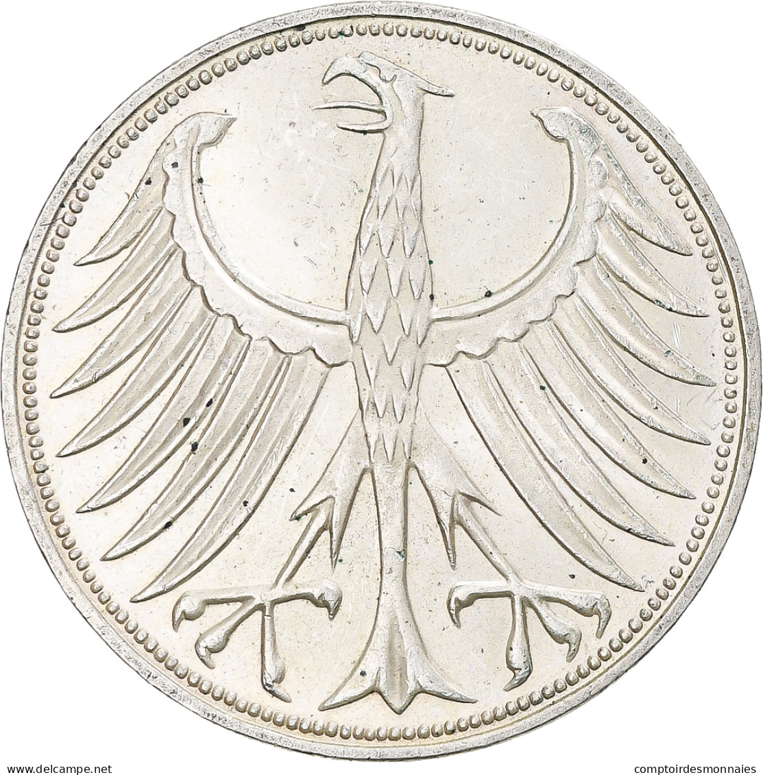Monnaie, République Fédérale Allemande, 5 Mark, 1972, Stuttgart, SUP, Argent - 5 Marcos