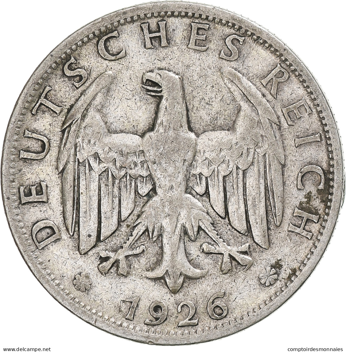 Monnaie, Allemagne, République De Weimar, 2 Mark, 1926, Munich, TTB, Argent - 2 Reichsmark