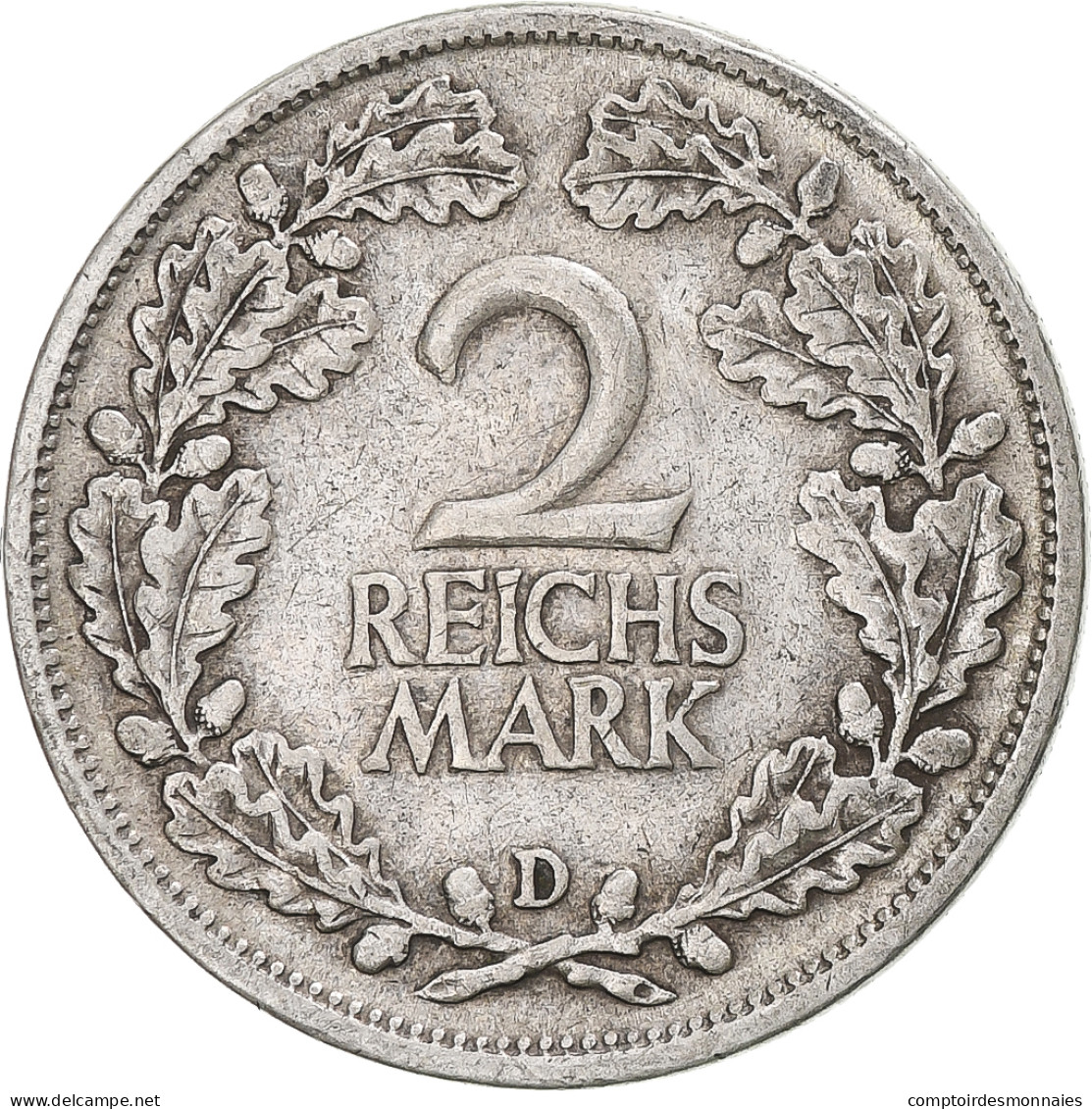 Monnaie, Allemagne, République De Weimar, 2 Mark, 1926, Munich, TTB, Argent - 2 Reichsmark