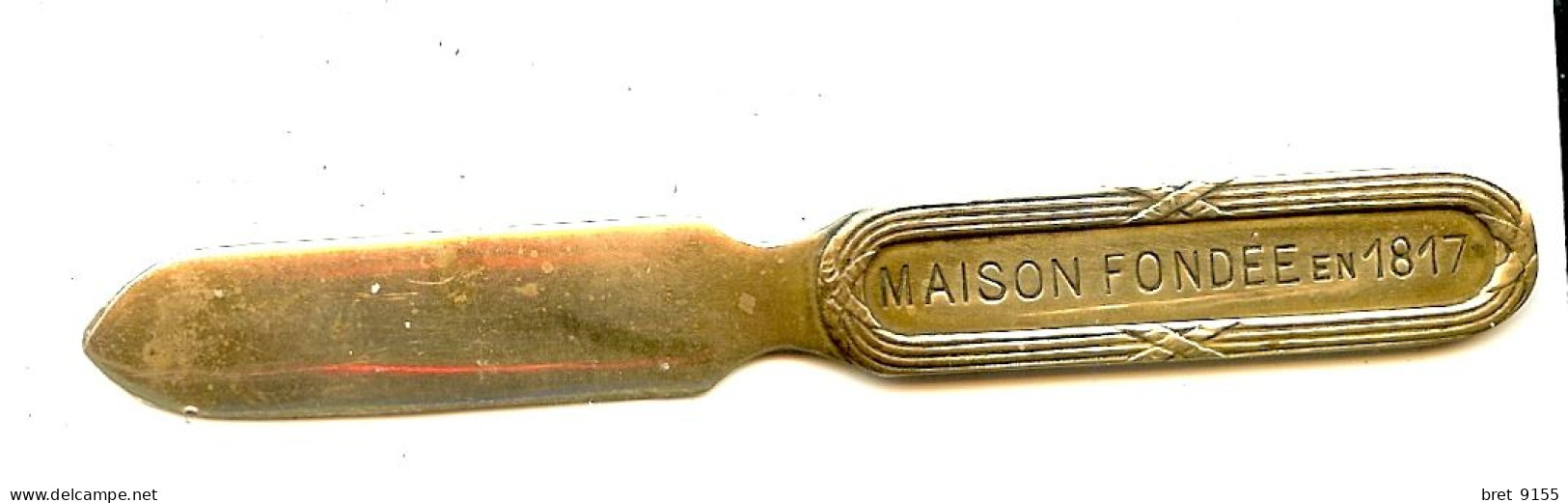 63 THIERS EXCEPTIONNEL OUVRE LETTRES COUPE PAPIER MANUFACTURE DE COUTELLERIE CHABROL MAISON FONDEE EN 1817 - Letter-opener