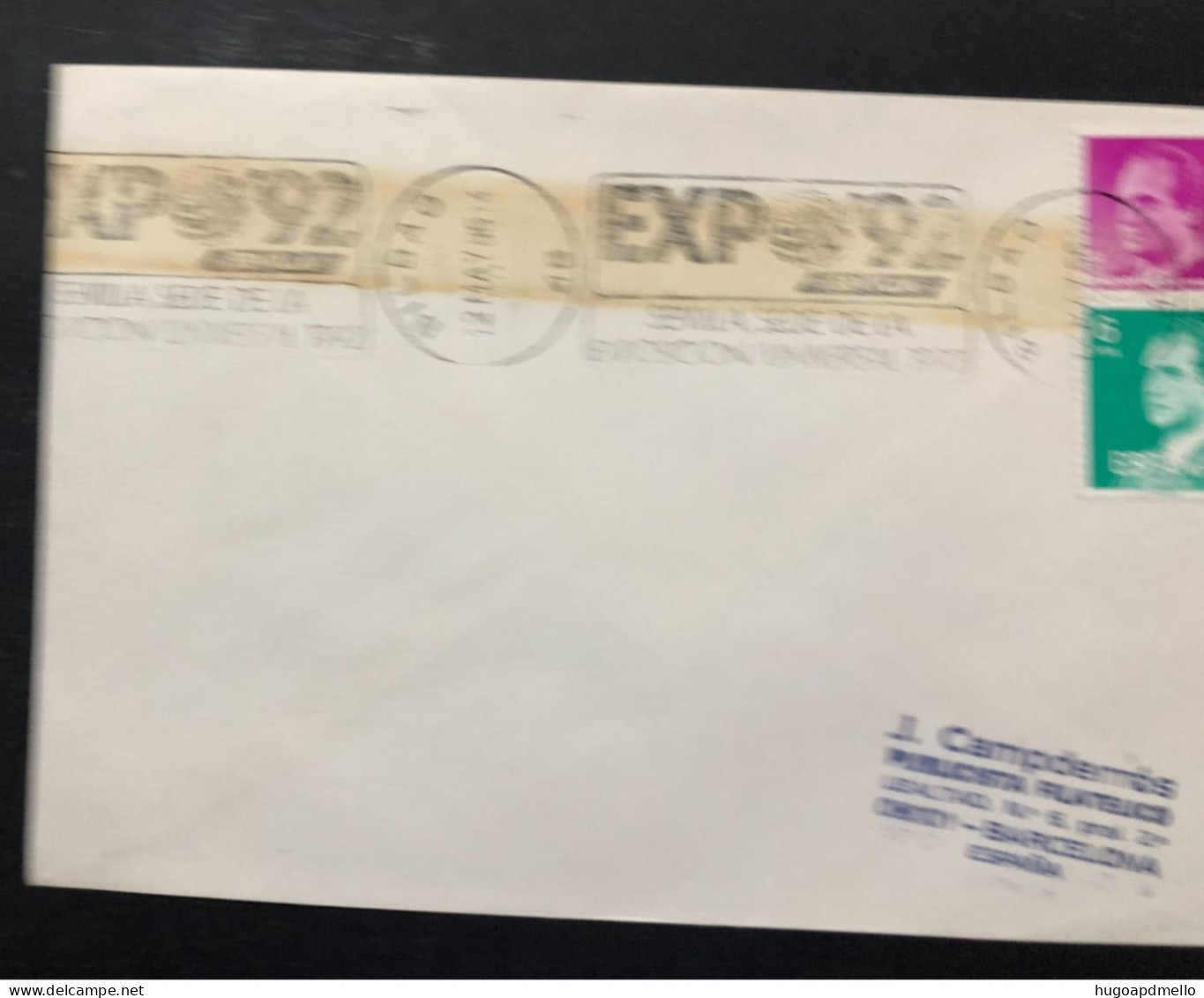 SPAIN, Cover With Special Cancellation « EXPO '92 », « BILBAO Postmark », 1986 - 1992 – Sevilla (Spanje)