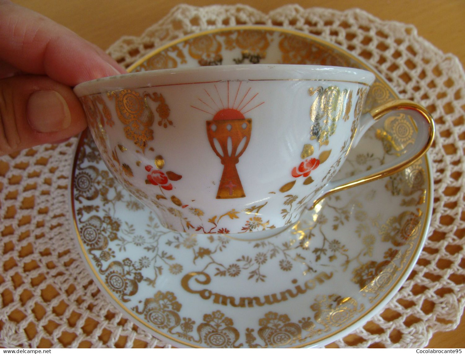 Tasse Souvenir De Communion Vintage / Sarreguemines - Sarreguemines (FRA)