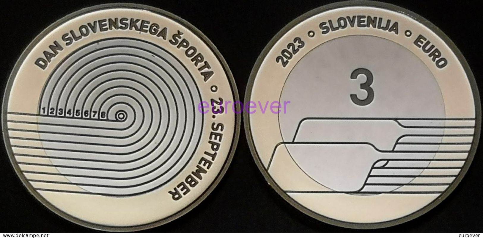 3 Euro Gedenkmünze 2023 - Slowenien / Slovenia - Tag Des Slowenischen Sports PP Proof - Slovenia