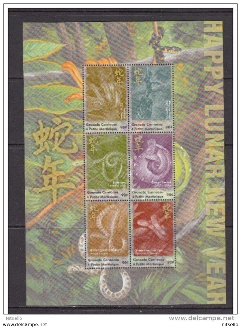 HB MUNDIAL  ///  (C140)  GRENADA 2001  Michel Nº: 3437/42 **MNH  //   CATALOG/COTE:  6,50 € - Grenada (1974-...)