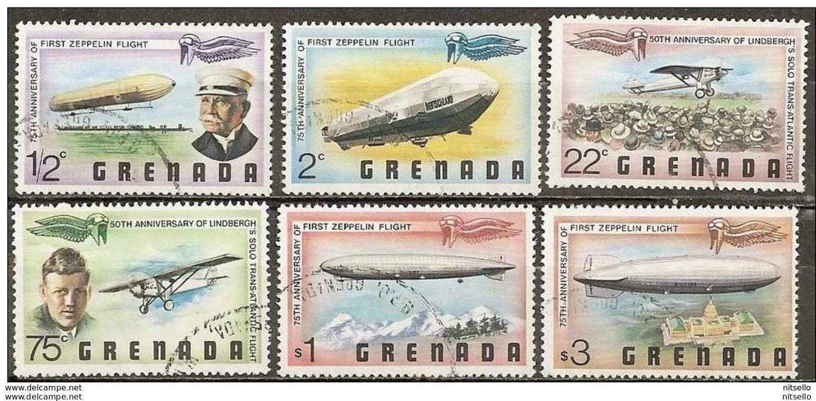 LOTE 1837 ///  (C086) Grenada 1978 Avions Et Zeppelins  ¡¡¡ OFERTA - LIQUIDATION !!! JE LIQUIDE !!! - Grenada (1974-...)