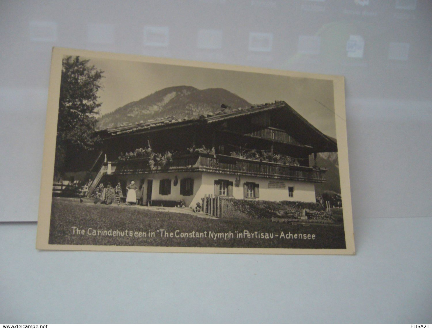 THE CARINDEHUTSEEN IN CONSTANT NYMNH PERTISAU ACHENSEE TIROL  AUSTRIA AUTRICHE CPA - Pertisau