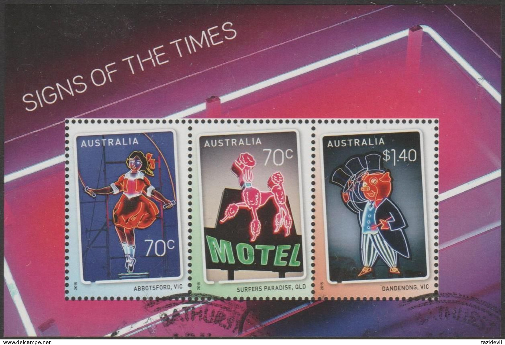 AUSTRALIA - USED 2015 $2.80 Signs Of The Times Souvenir Sheet - Used Stamps