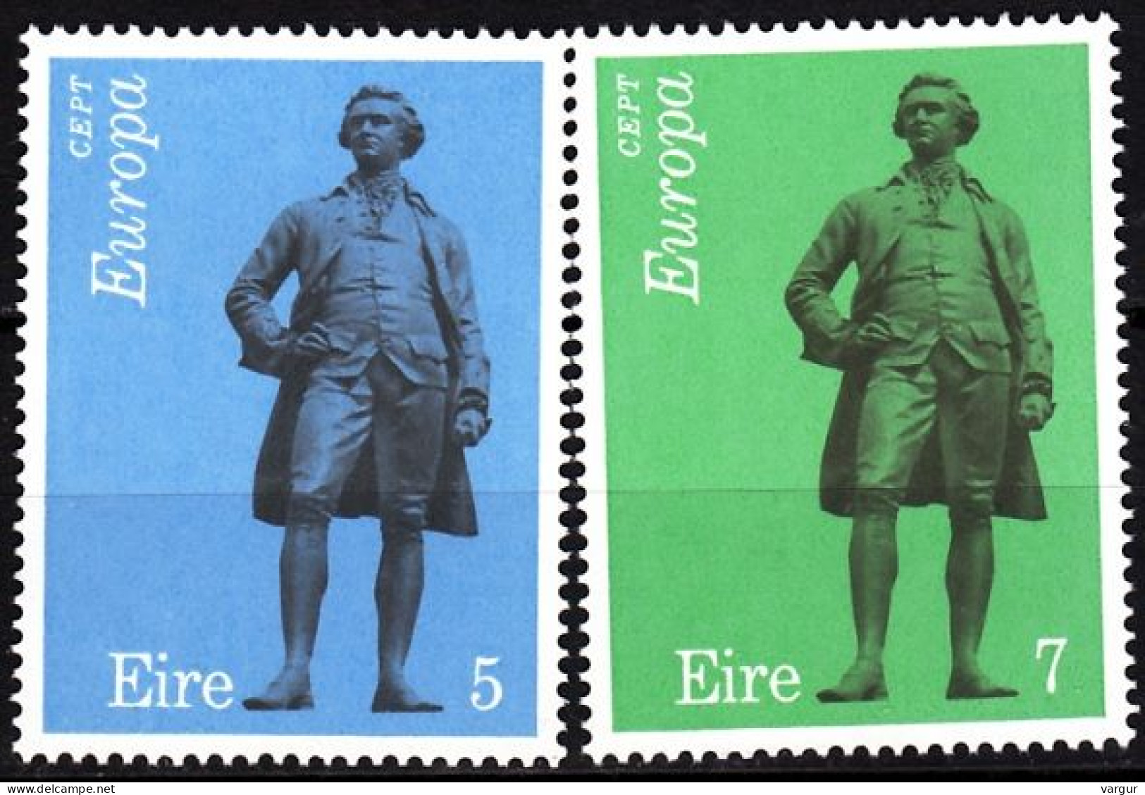 IRELAND 1974 EUROPA: Sculpture. Complete Set, MNH - 1974