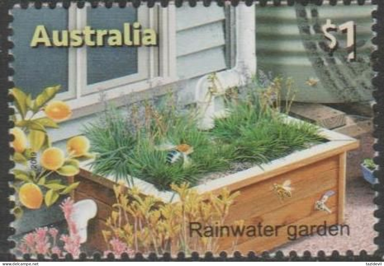 AUSTRALIA - USED 2019 $1.00 Stamp Collecting Month - In The Garden - Rainwater Garden - Used Stamps