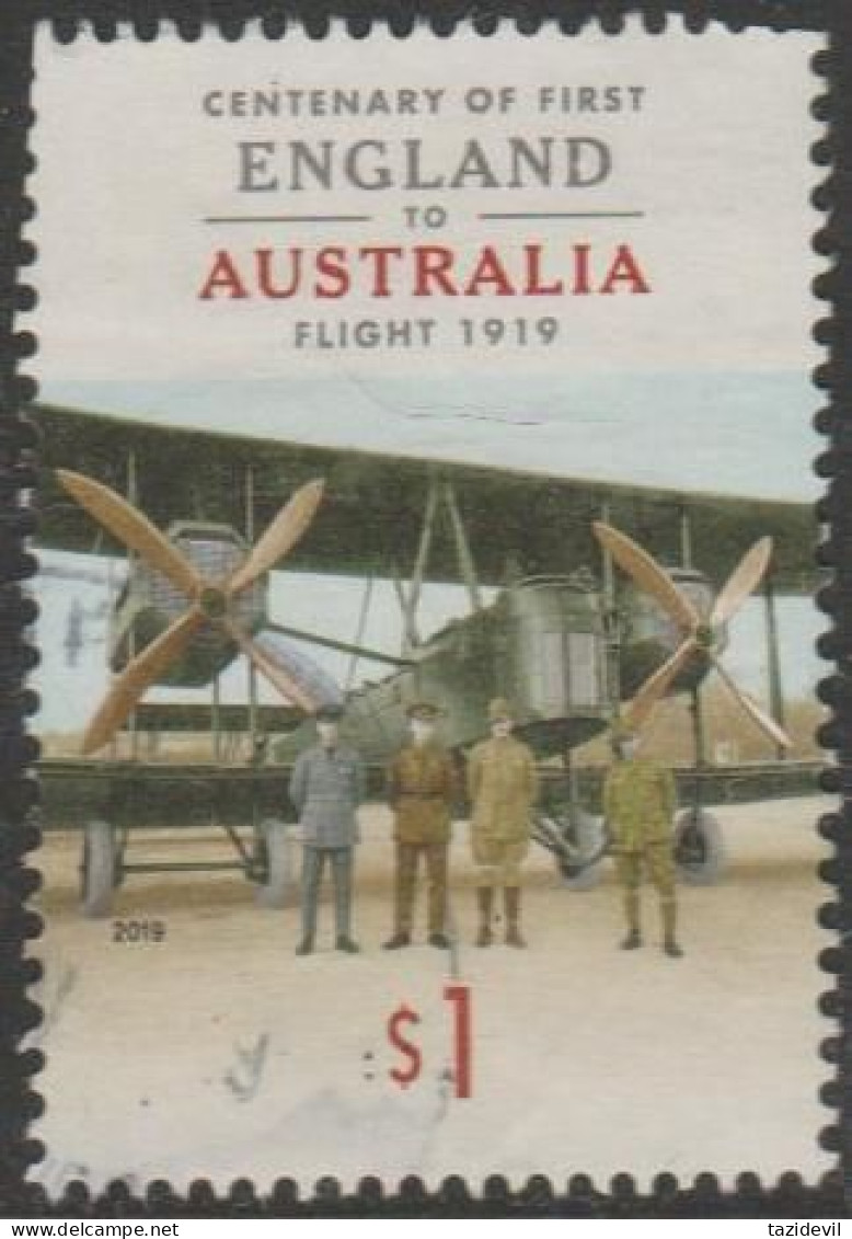 AUSTRALIA - USED 2019 $1.00 Centenary Of First England/Australia Flight - Aircraft - Used Stamps