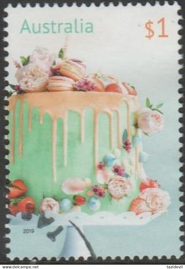 AUSTRALIA - USED 2019 $1.00 Moments To Treasure - Birthday Cake - Used Stamps