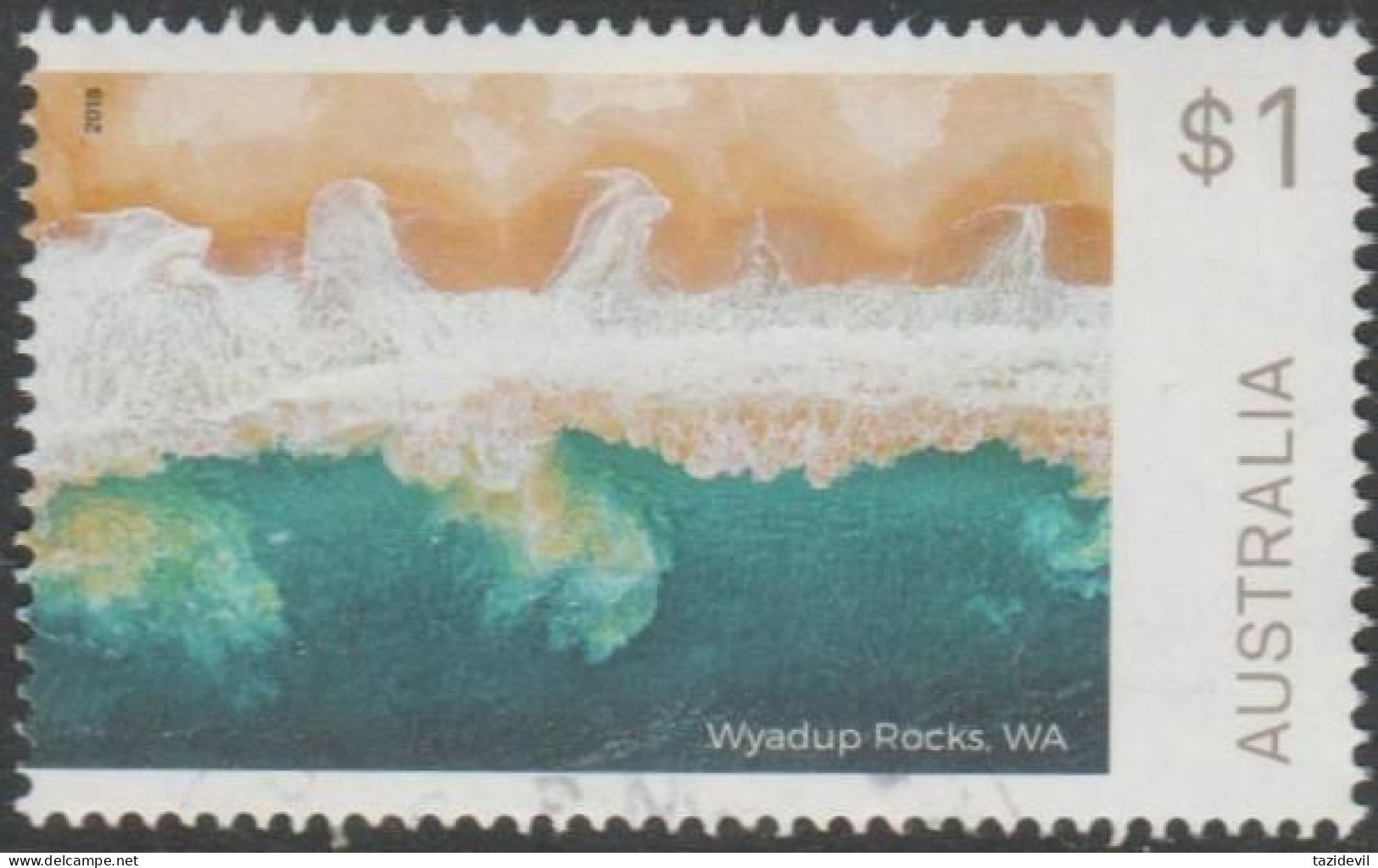 AUSTRALIA - USED 2018 $1.00 Art In Nature - Wyadup Rocks, Western Australia - Used Stamps