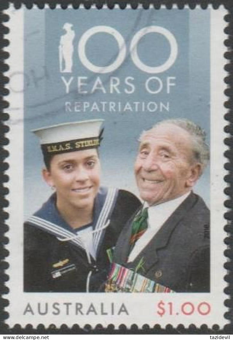 AUSTRALIA - USED 2018 $1.00 100 Years Of Repatriation - Sailors - Used Stamps