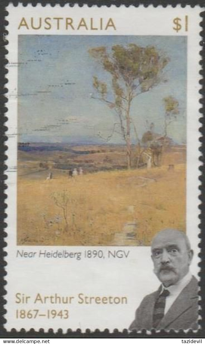 AUSTRALIA - USED 2017 $1.00 Sir Arthur Streeton - Artist - Used Stamps