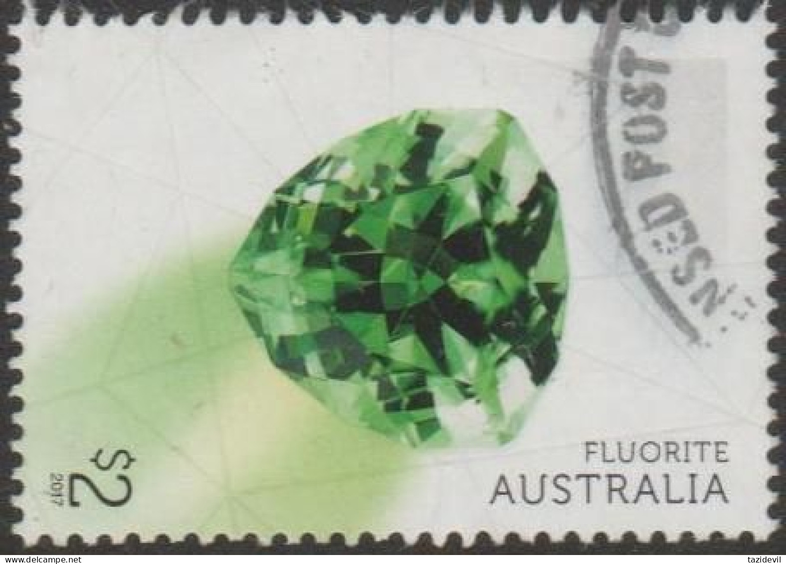 AUSTRALIA - USED 2017 $2.00 Rare Beauties - Gemstones - Fluorite - Used Stamps