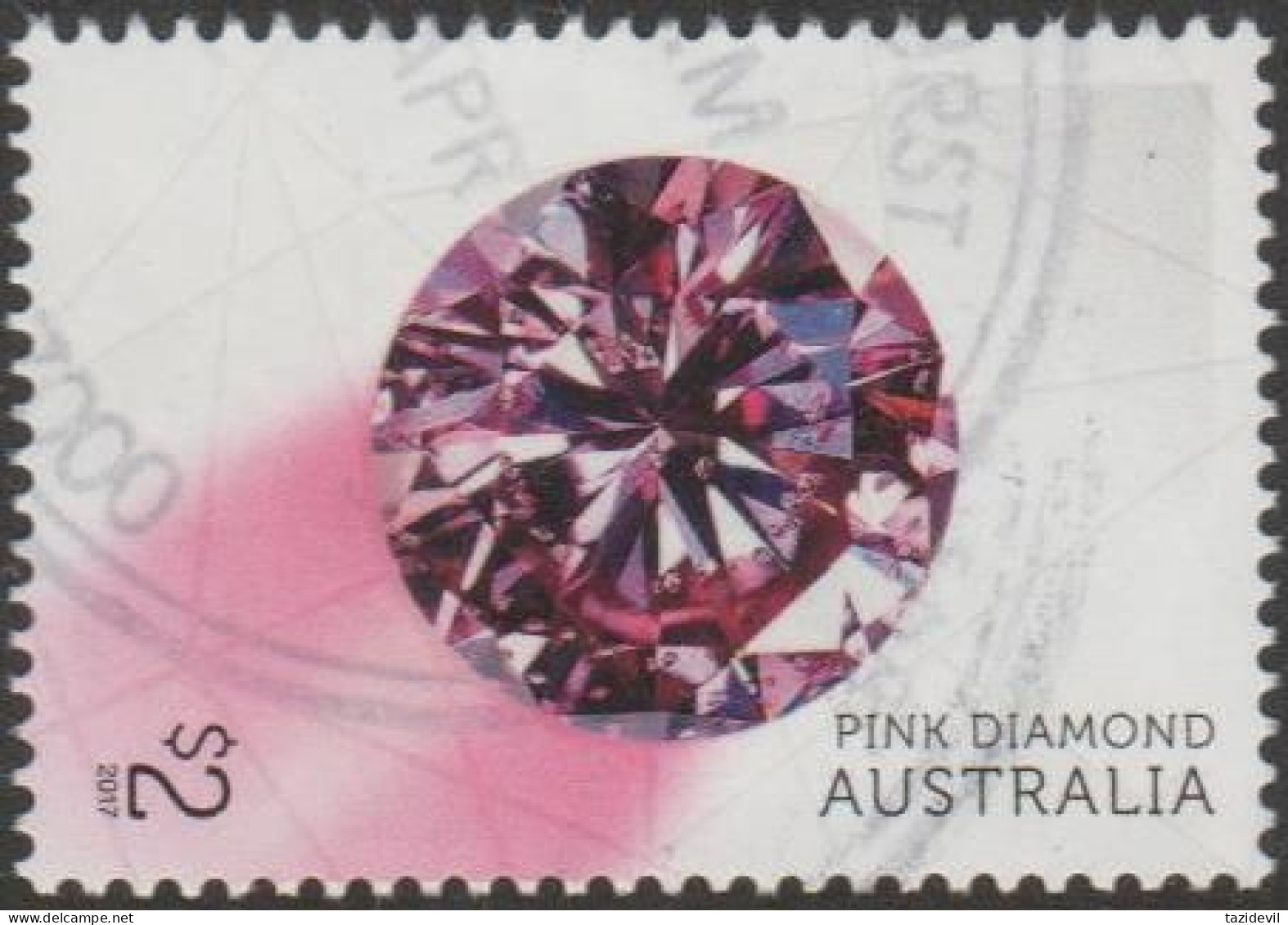 AUSTRALIA - USED 2017 $2.00 Rare Beauties - Gemstones - Pink Diamond - Used Stamps