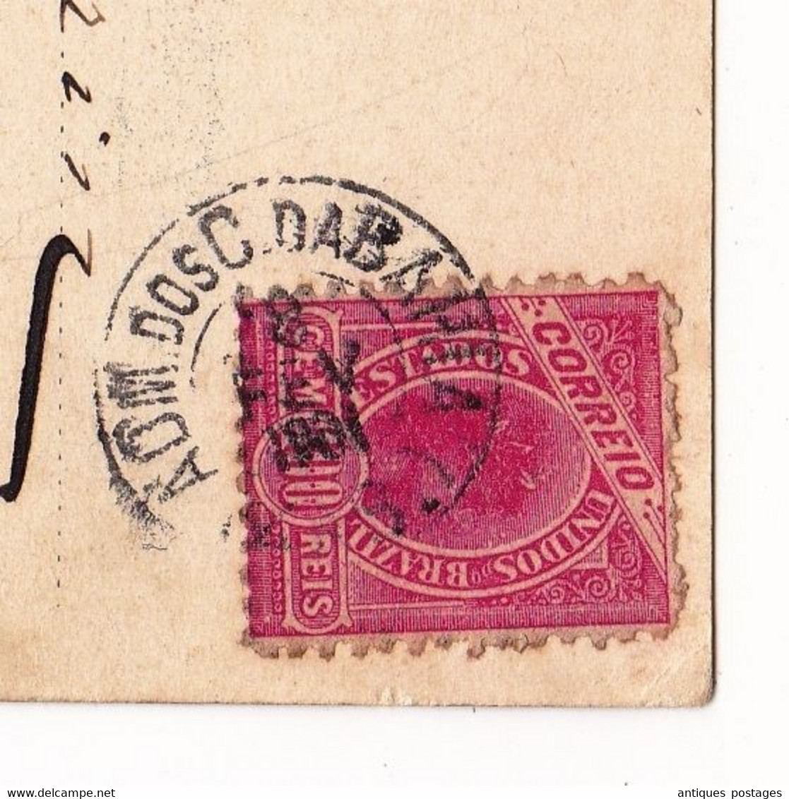 Bilhete Postal Santo Antonio Salvador Da Bahia 1901 Brésil Brasil Brazil Malines Belgique - Covers & Documents