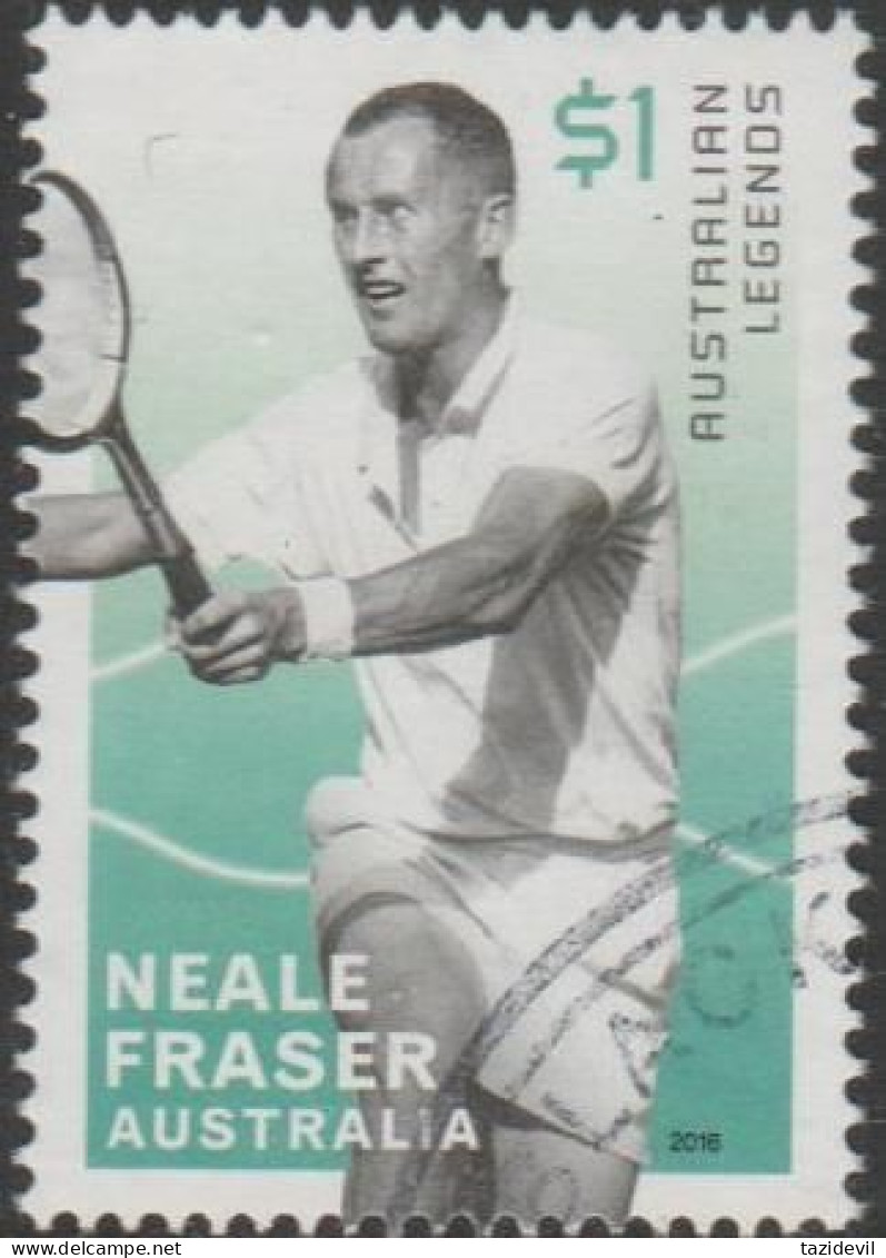 AUSTRALIA - USED 2016 $1.00 Legends Of Tennis - Neale Fraser - Used Stamps