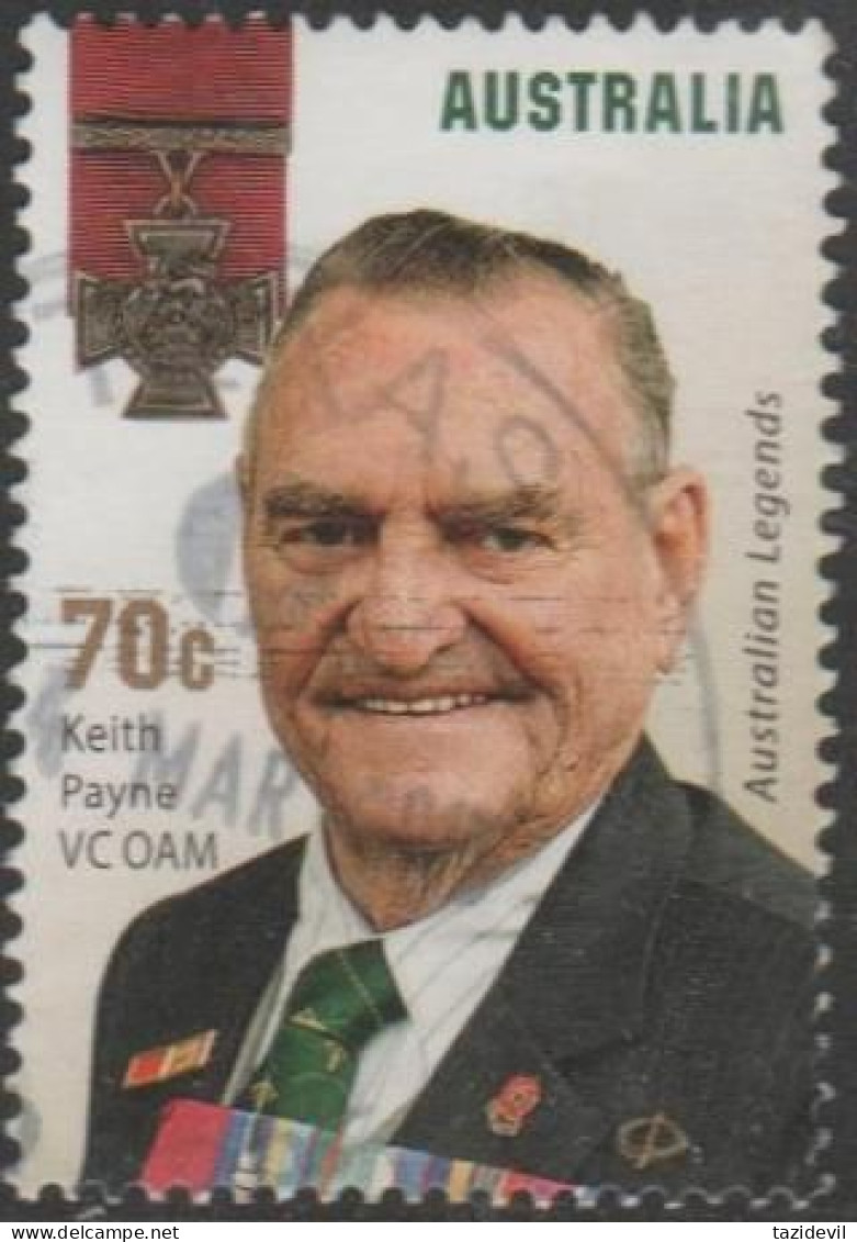 AUSTRALIA - USED 2015 70c Legends - Victoria Cross Winners - Keith Payne - Used Stamps