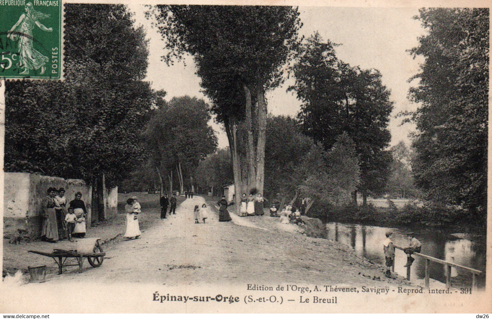 Epinay-sur-Orge (Seine-et-Oise, Essonne) Le Breuil - Edition A. Thévenet - Epinay-sur-Orge