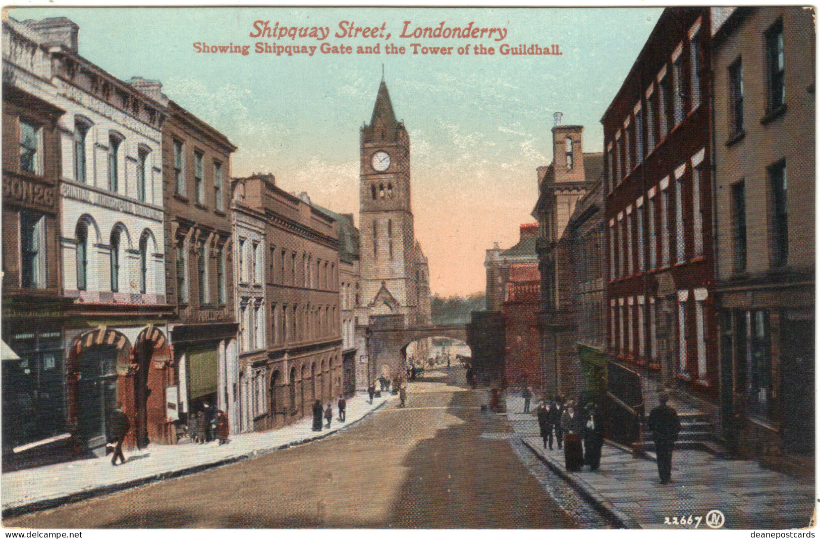Ireland - Londonderry Shipquay Street - Autres & Non Classés