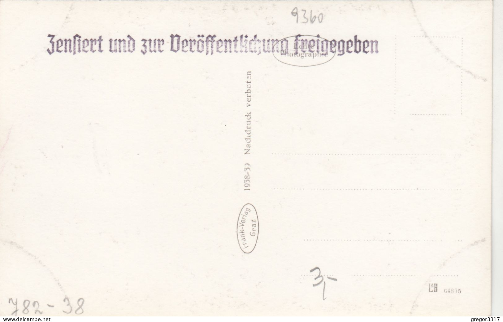 D5591) FRIESACH - Kärnten - Tolle Sehr Alte FOTO AK über Wiesen Auf Stasdt ZENSIER 1938 - Friesach
