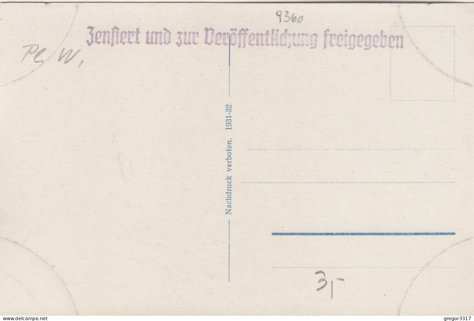 D5592) FRIESACH - Kärnten - Häuser Vom VIRGILIENBERG - Tolle FOTO AK - Alt !! Zensiert 1931 - Friesach