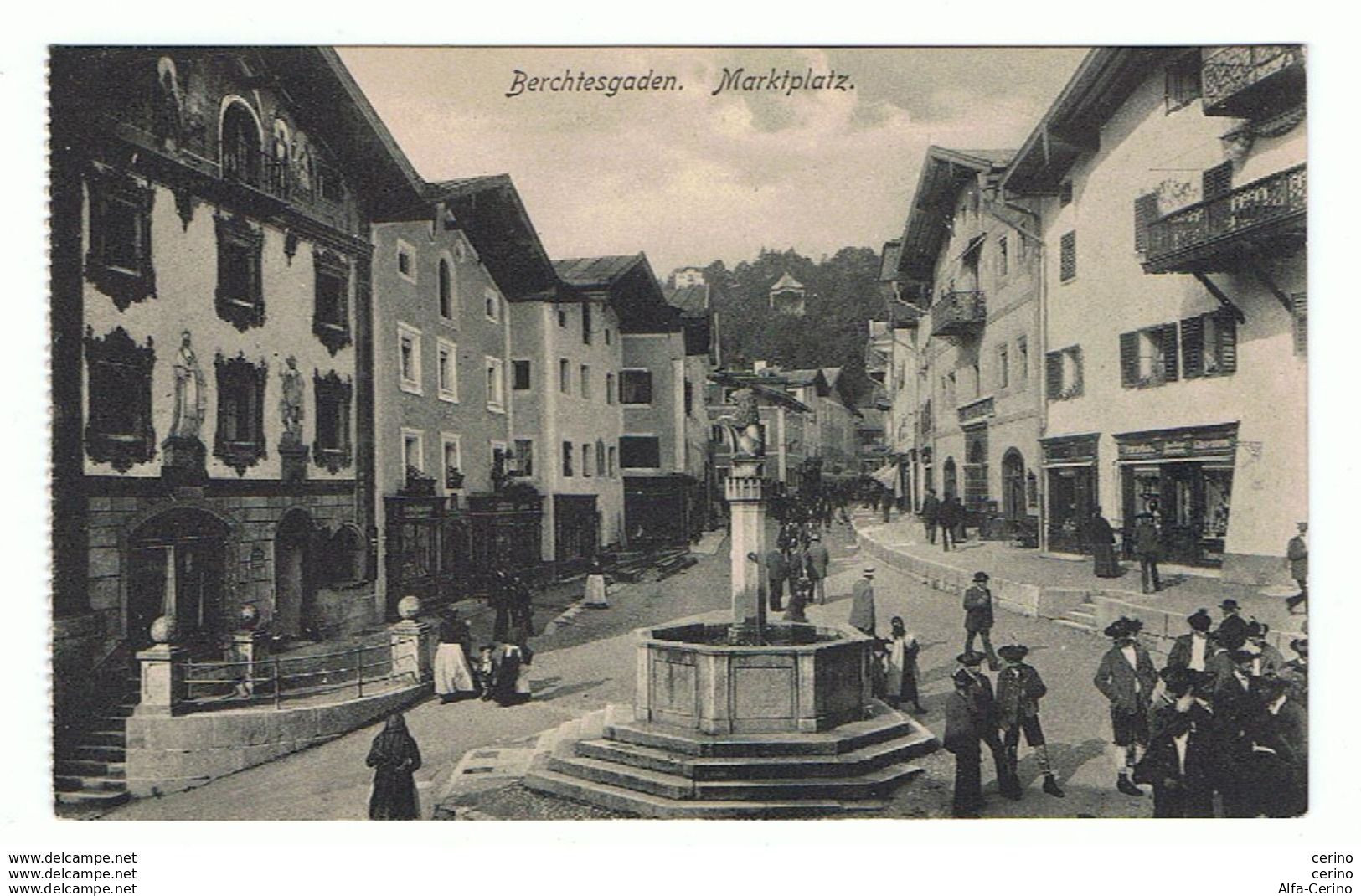 BERCHTESGADEN:  MARKTPLATZ  -  KLEINFORMAT - Markthallen