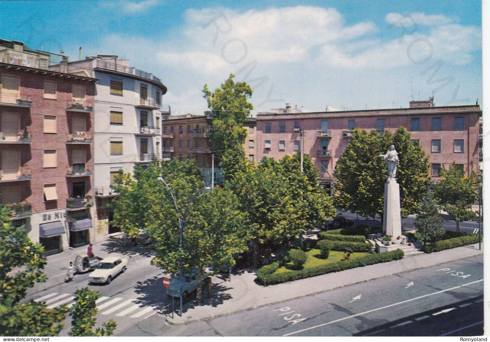 CARTOLINA  CIVITAVECCHIA,LAZIO-LARGO MONSIGNOR D'ARDIA-MADONNA SS.IMMACOLATA-STORIA,MEMORIA,BELLA ITALIA,NON VIAGGIATA - Civitavecchia