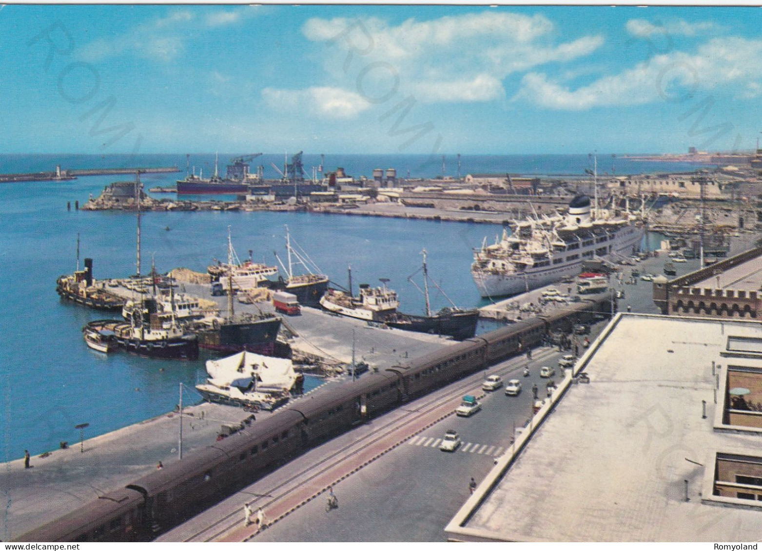 CARTOLINA  CIVITAVECCHIA,LAZIO-PANORAMA DEL PORTO-STORIA,MEMORIA,CULTURA,IMPERO ROMANO,BELLA ITALIA,NON VIAGGIATA - Civitavecchia