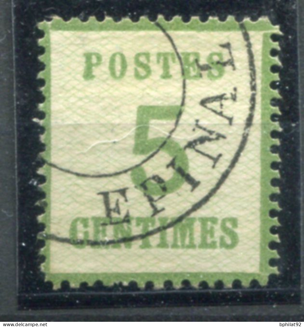 !!! ALSACE LORRAINE, N°4 AVEC CACHET D'EPINAL - Usados