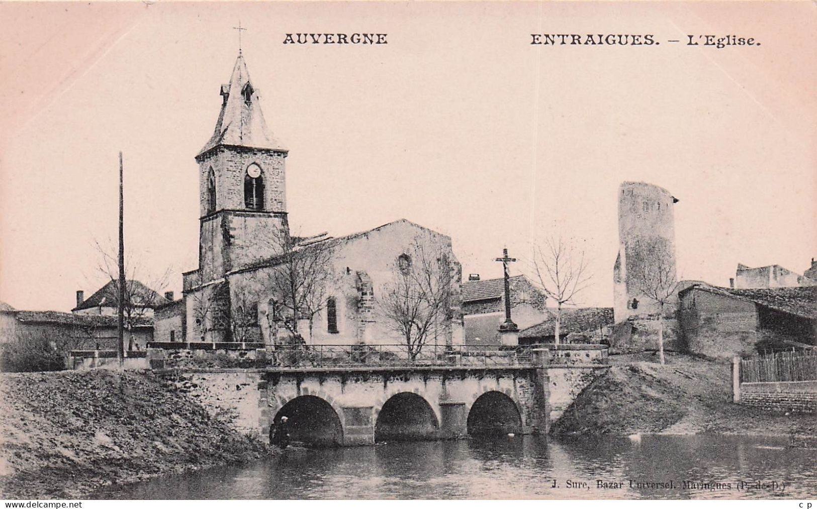 Eglise Neuve D'Entraigues - L'Eglise    - CPA °J - Ennezat