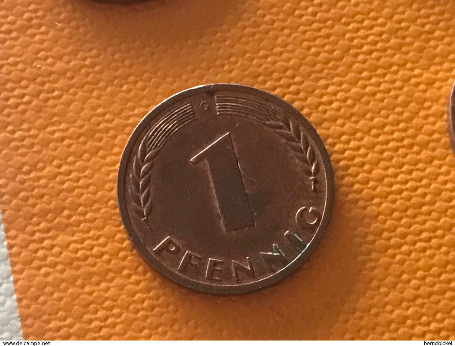 Münze Münzen Umlaufmünze Deutschland BRD 1 Pfennig 1970 Münzzeichen G - 1 Pfennig
