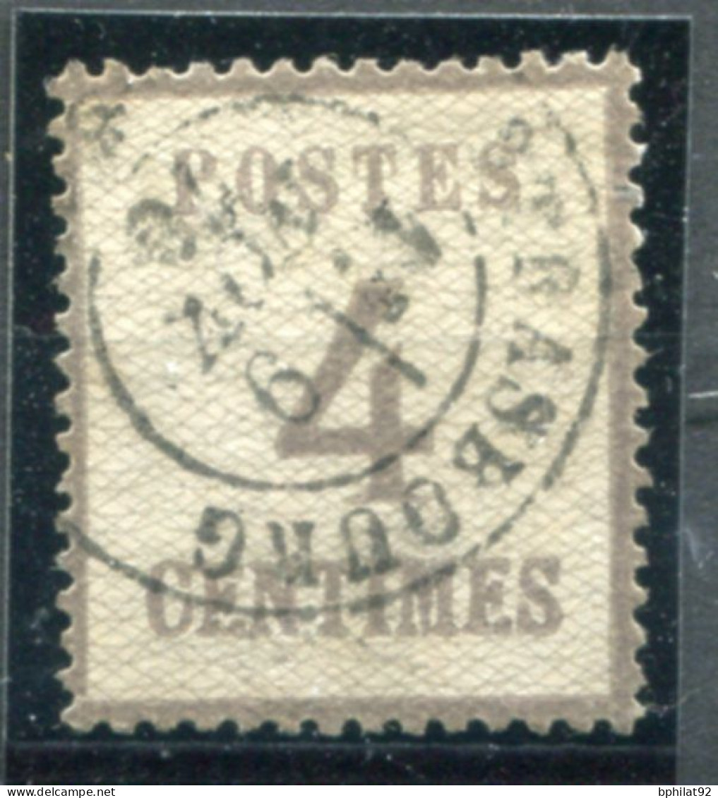 !!! ALSACE LORRAINE, N°3 CACHET DE STRASBOURG TYPE 17 - Oblitérés