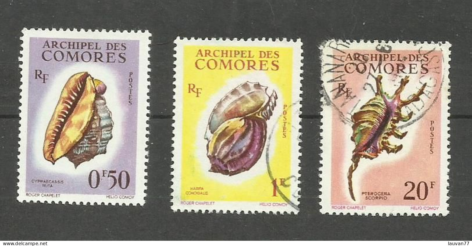 Comores N°19, 20, 23 Cote 16.20€ - Used Stamps