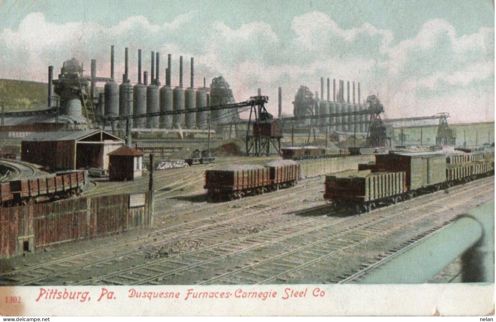 PITTSBURG PA. - DUSQUESNE FURNACES CARNEGIE STEEL CO - Pittsburgh