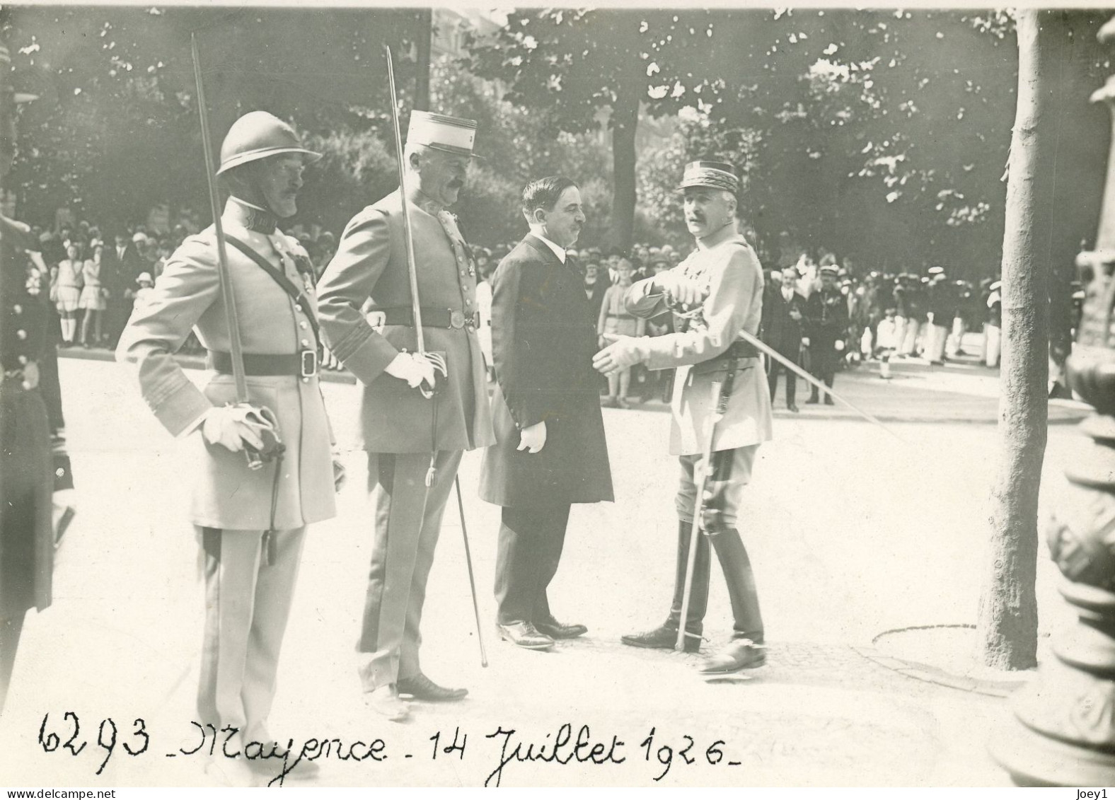 Photo Mayence, Occupation Des Troupes Françaises En 1926,format 13/18 - Krieg, Militär