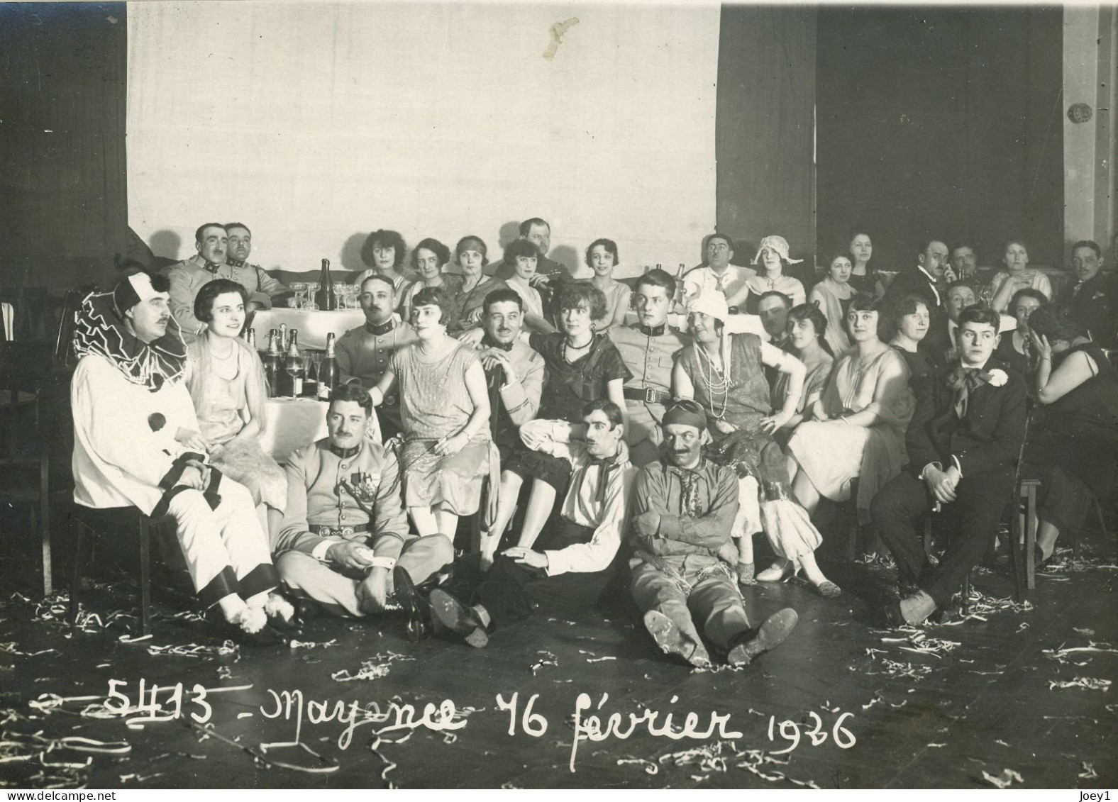 Photo Mayence, Soirée Déguisée Occupation Des Troupes Françaises En 1926,format 13/18 - Krieg, Militär